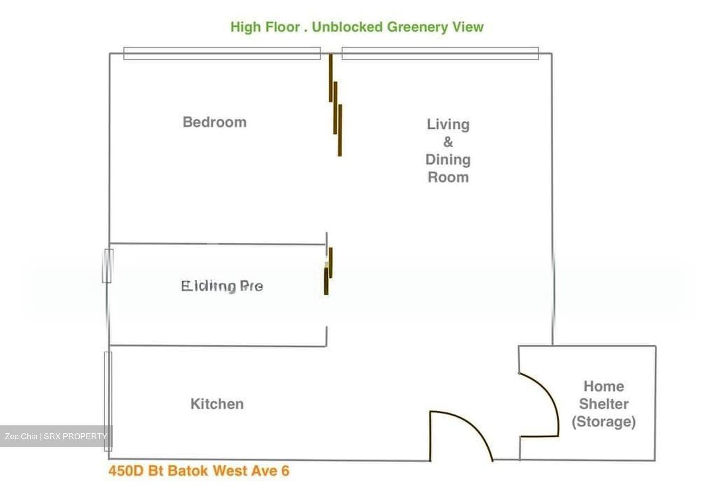 Blk 450D West Terra @ Bukit Batok (Bukit Batok), HDB 2 Rooms #586362521